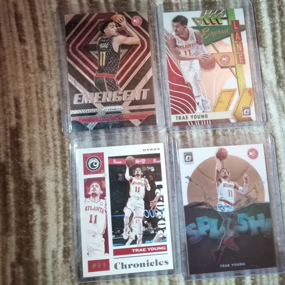 Trae Young 4+1 card lot - Picture 2 of 16
